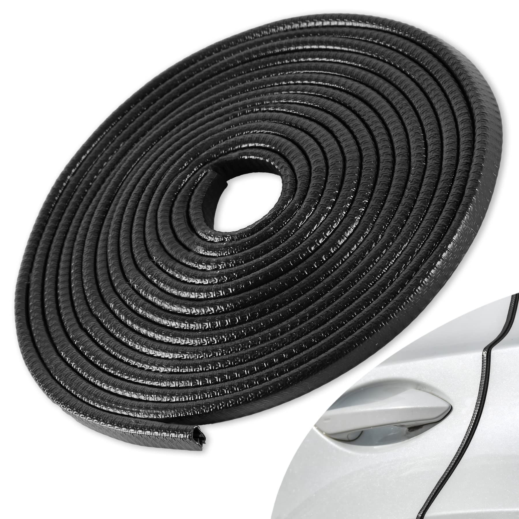 ZIBUYU 33ft/10M Car Door Edge Protection Car Door Edge Guards Strip Anti Impact, Easy Fit Car Door Frame Cushion Buffer Car Door Frame Strip for Cars, Trucks, SUV and ATV ZIBUYU 33ft/10M Car Door Edge Protection Car Door Edge Guards Strip Anti Impact, Easy Fit Car Door Frame Cushion Buffer Car Door Frame Strip for Cars, Trucks, SUV and ATV